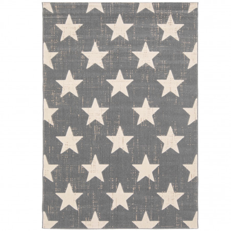 Tapis de salon - 120x170cm - Enfant gris et blanc CANVAS par Balta