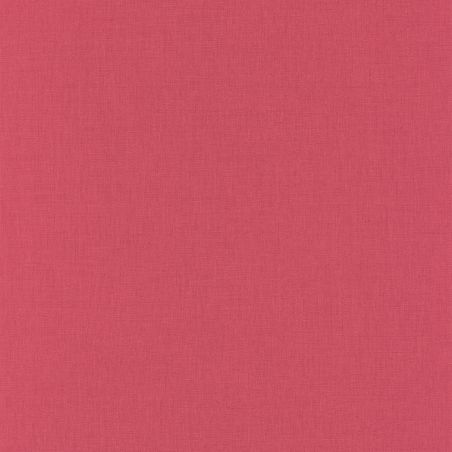 Papier peint vinyle sur intissé uni framboise LINEN - Linen par Caselio - 68524340