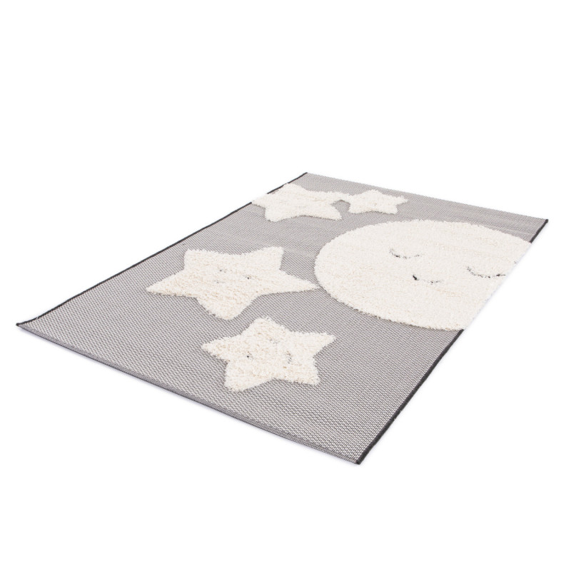 Tapis de salon - 120x170cm - Enfant gris et blanc RITUAL par Balta