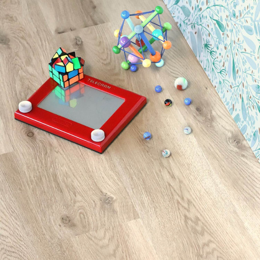 Sol Vinyle/PVC - Lame clipsable - chêne vif éclair naturel - LOC40190 - par LOC floor