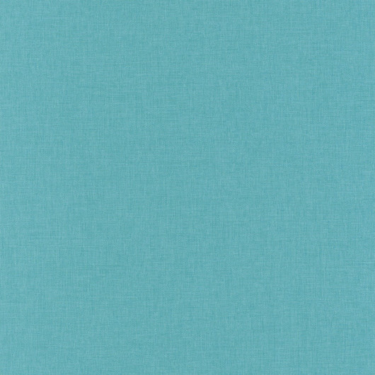 Papier peint vinyle sur intissé uni turquoise LINEN - Linen par Caselio - 68526623