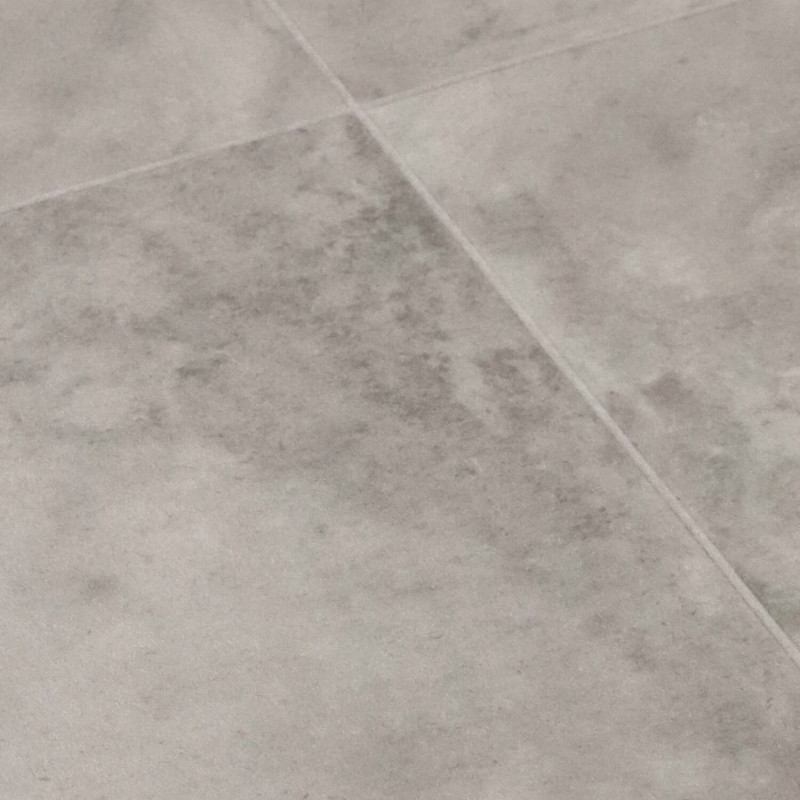 Sol Vinyle/PVC - 4m - carrelage gris et effet béton mat BURTON 583 - Essential Vigan par IVC