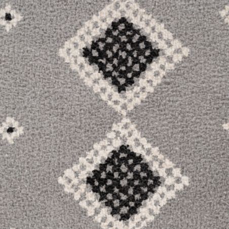 Tapis de salon - 160x230cm - Graphique / Géométrique gris et noir GIPSY par Balta