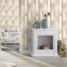 Papier peint intissé gris clair et beige LAMBRIS - Factory III par Rasch - 941647