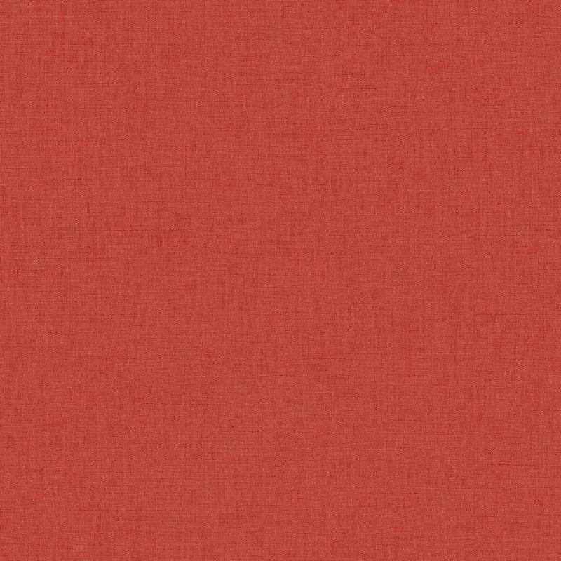 Papier peint vinyle sur intissé uni rouge LINEN - Linen par Caselio - 68528000