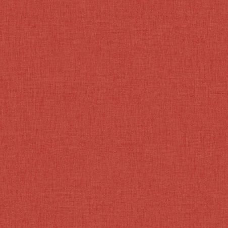 Papier peint vinyle sur intissé uni rouge LINEN - Linen par Caselio - 68528000