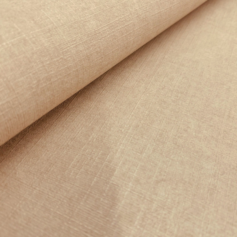 Papier peint vinyle sur intissé uni lin SAND - Arcadia par Grandeco - A71006