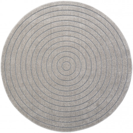 Tapis de salon - diam 160cm - Uni / Faux-uni taupe Trentino par Ragolle Tapis de salon - diam 160cm - Uni / Faux-uni taupe Trentino par Ragolle
