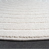 Tapis de salon - diam 160cm - Uni / Faux-uni blanc Trentino par Ragolle