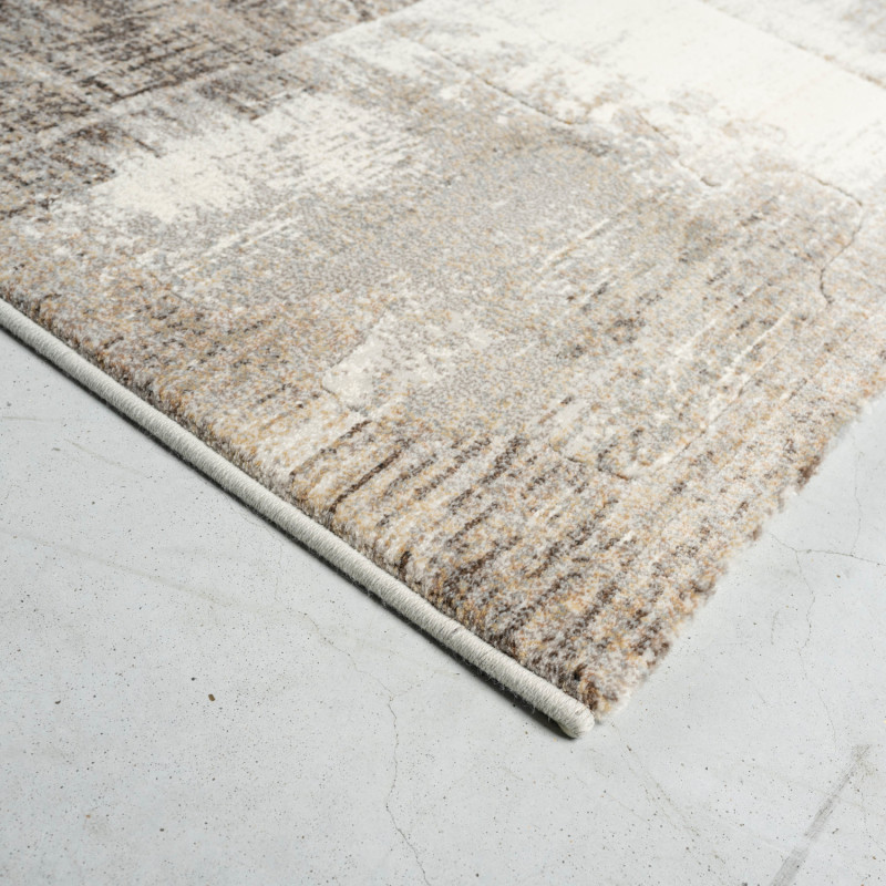 Tapis de salon - 200x290cm - contemporain beige et marron Argentum par Ragolle