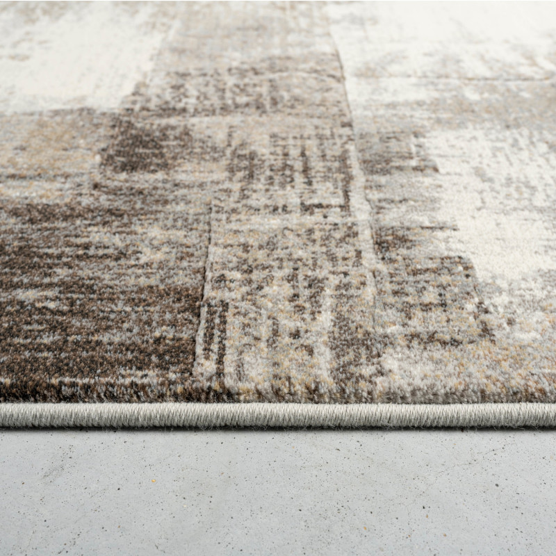 Tapis de salon - 200x290cm - contemporain beige et marron Argentum par Ragolle
