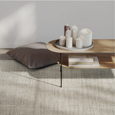 Tapis de salon - 200x290cm - Uni / Faux-uni beige et écru Argentum par Ragolle Tapis de salon - 200x290cm - Uni / Faux-uni beige et écru Argentum par Ragolle
