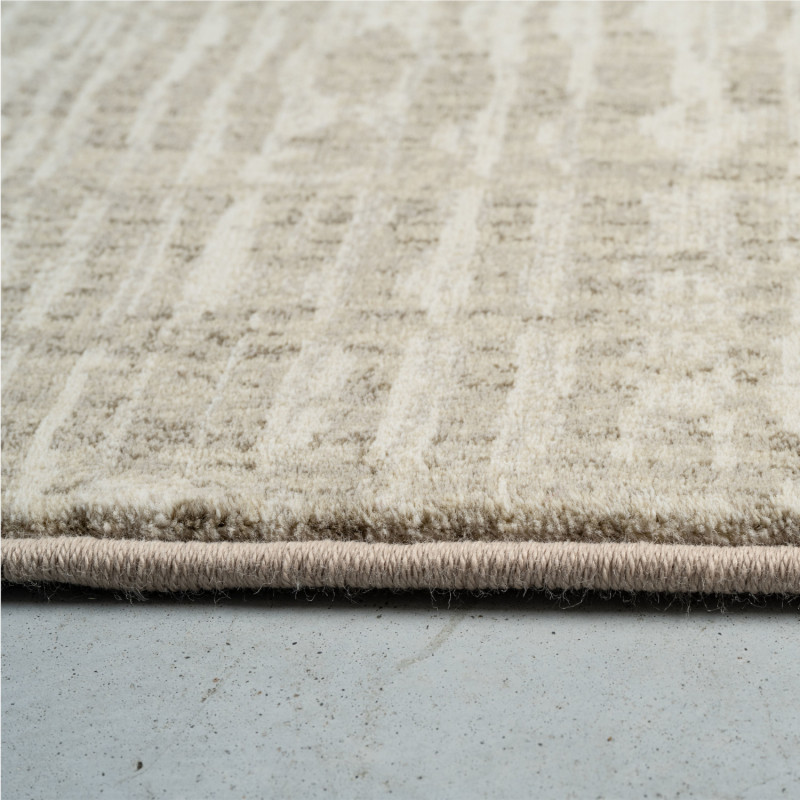 Tapis de salon - 200x290cm - Uni / Faux-uni beige et écru Argentum par Ragolle