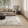 Tapis de salon - 133x195cm - Uni / Faux-uni beige Masai par Ragolle