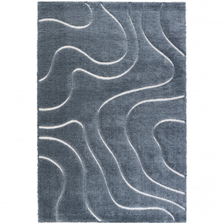Tapis de salon - 133x195cm - Contemporain gris et blanc Masai par Ragolle Tapis de salon - 133x195cm - Contemporain gris et blanc Masai par Ragolle
