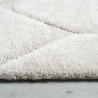 Tapis de salon - 160x230cm - Uni / Faux-uni blanc Masai par Ragolle