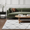 Tapis de salon - 133x195cm - Contemporain blanc et noir Masai par Ragolle