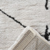 Tapis de salon - 133x195cm - Contemporain blanc et noir Masai par Ragolle