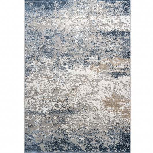 Tapis de salon - 160x230cm - Contemporain bleu, marron et beige Canyon par Ragolle