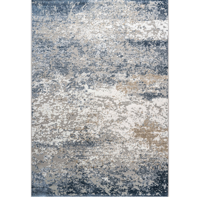 Tapis de salon - 160x230cm - Contemporain bleu, marron et beige Canyon par Ragolle