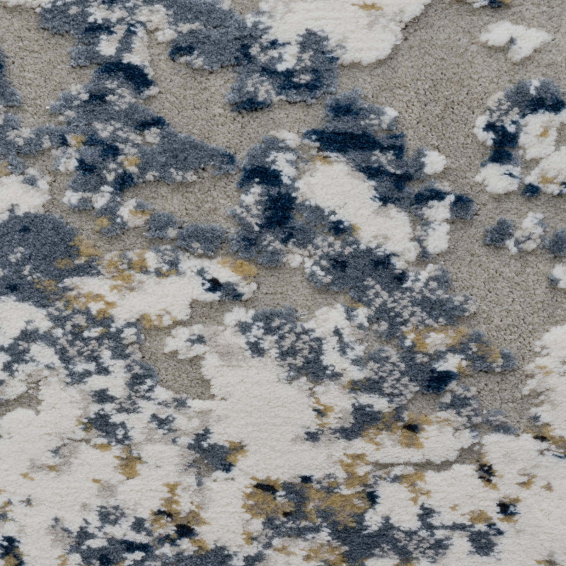 Tapis de salon - 160x230cm - Contemporain bleu, marron et beige Canyon par Ragolle