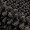 Tapis de bain - 67x110cm - Uni / Faux-uni gris foncé Fluffy par Lalee