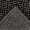 Tapis de bain - 67x110cm - Uni / Faux-uni gris foncé Fluffy par Lalee