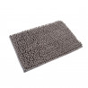 Tapis de bain - 67x110cm - Uni / Faux-uni gris souris Fluffy par Lalee