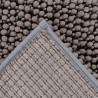 Tapis de bain - 67x110cm - Uni / Faux-uni gris souris Fluffy par Lalee