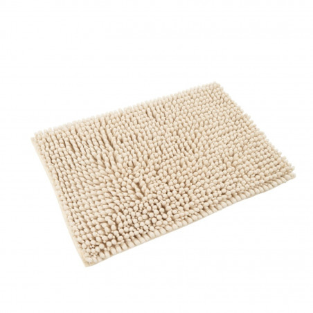Tapis de bain - 67x110cm - Uni / Faux-uni ivoire Fluffy par Lalee