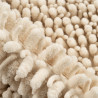 Tapis de bain - 67x110cm - Uni / Faux-uni ivoire Fluffy par Lalee