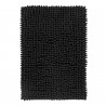 Tapis de bain - 67x110cm - Uni / Faux-uni noir Fluffy par Lalee