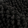 Tapis de bain - 67x110cm - Uni / Faux-uni noir Fluffy par Lalee