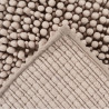 Tapis de bain - 67x110cm - Uni / Faux-uni taupe Fluffy par Lalee