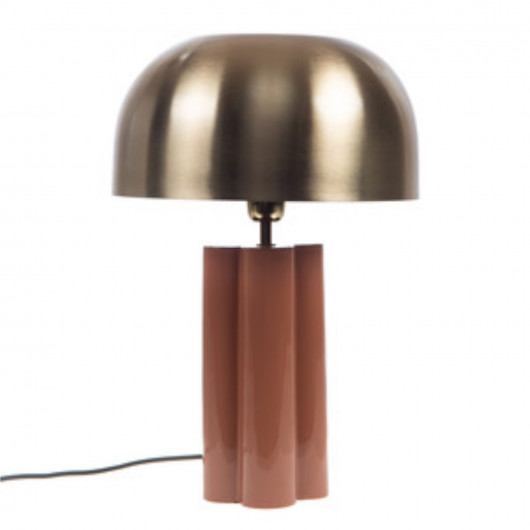 Lampe design terracotta et...