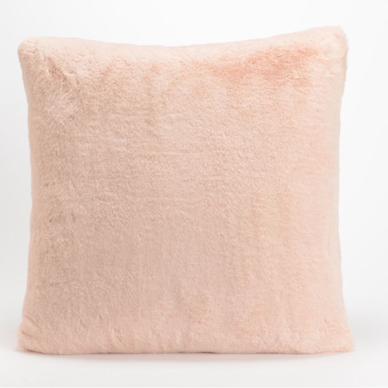 Coussin uni rose - 50x50cm - LUXE par Amadeus