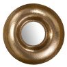Miroir contemporain or - diam 61cm - CONCAVE par Amadeus