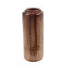 Vase contemporain rouille - 33x14x14cm - FEUILLE par Amadeus