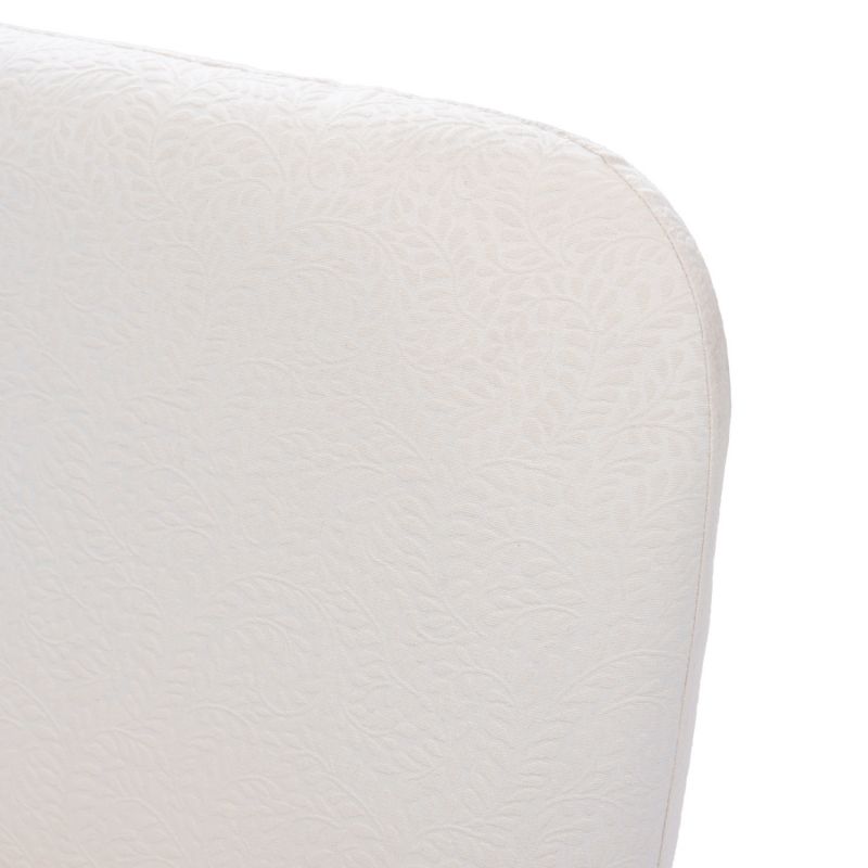 Fauteuil contemporain blanc cassé - 60x69x80cm - BUCOLIQUE PALMIER par Amadeus