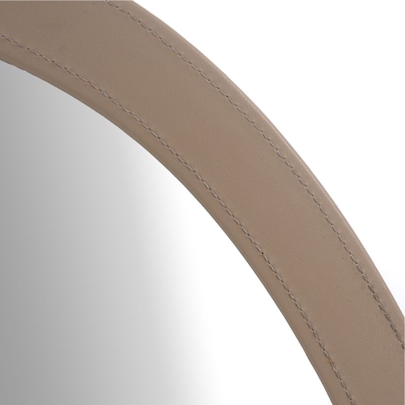 Miroir contemporain beige - 60x63cm - EPURE SIMILI par Amadeus