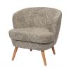 Fauteuil contemporain lin - 67x68x67cm - DAGMARD par Amadeus
