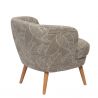 Fauteuil contemporain lin - 67x68x67cm - DAGMARD par Amadeus