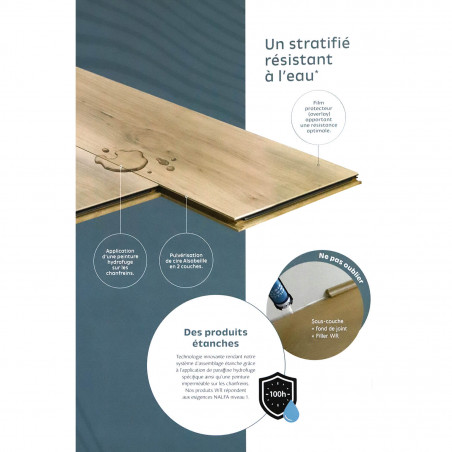 Sol Stratifié PAPYRUS 705W - Solid Plus par Alsapan