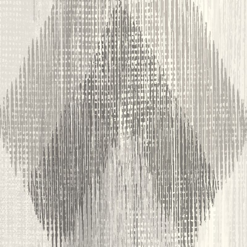 Papier peint vinyle sur intissé géométrique gris et taupe LOSANGES - Imprim'luxe par Ugepa - L96109