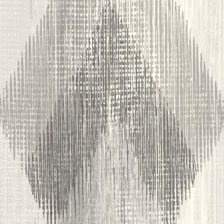 Papier peint vinyle sur intissé géométrique gris et taupe LOSANGES - Imprim'luxe par Ugepa - L96109