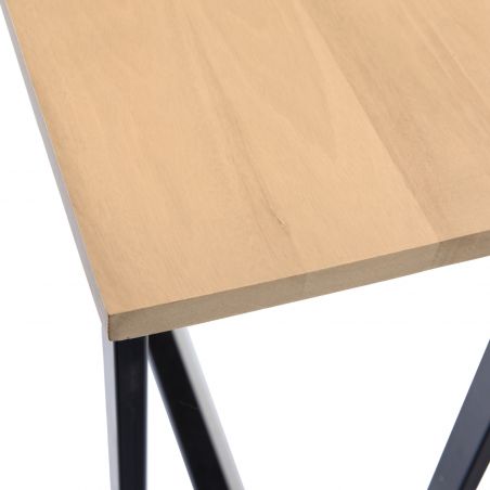 Console contemporain bois / noir - 110x35x76cm - ARGENTINE par Amadeus