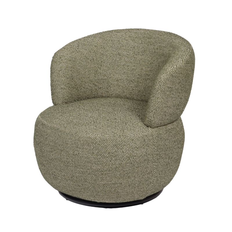 Fauteuil contemporain vert - 72x74x73cm - BRICE par Amadeus