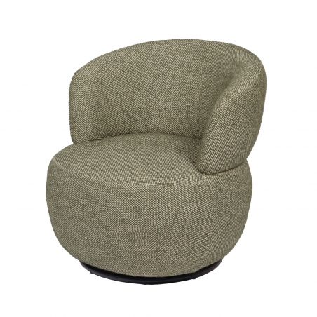 Fauteuil contemporain vert - 72x74x73cm - BRICE par Amadeus
