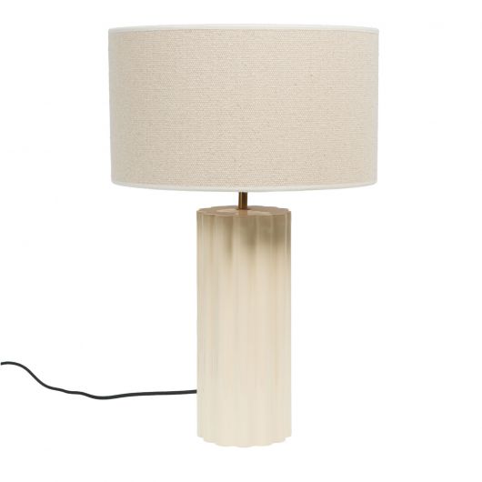 Lampe contemporain crème - 35x20x54cm - TITOUAN par Amadeus