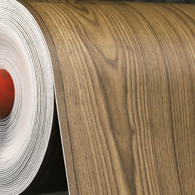 Sol Vinyle/PVC - 4m - parquet chêne foncé JEROME 548 - Essential Bingo par IVC